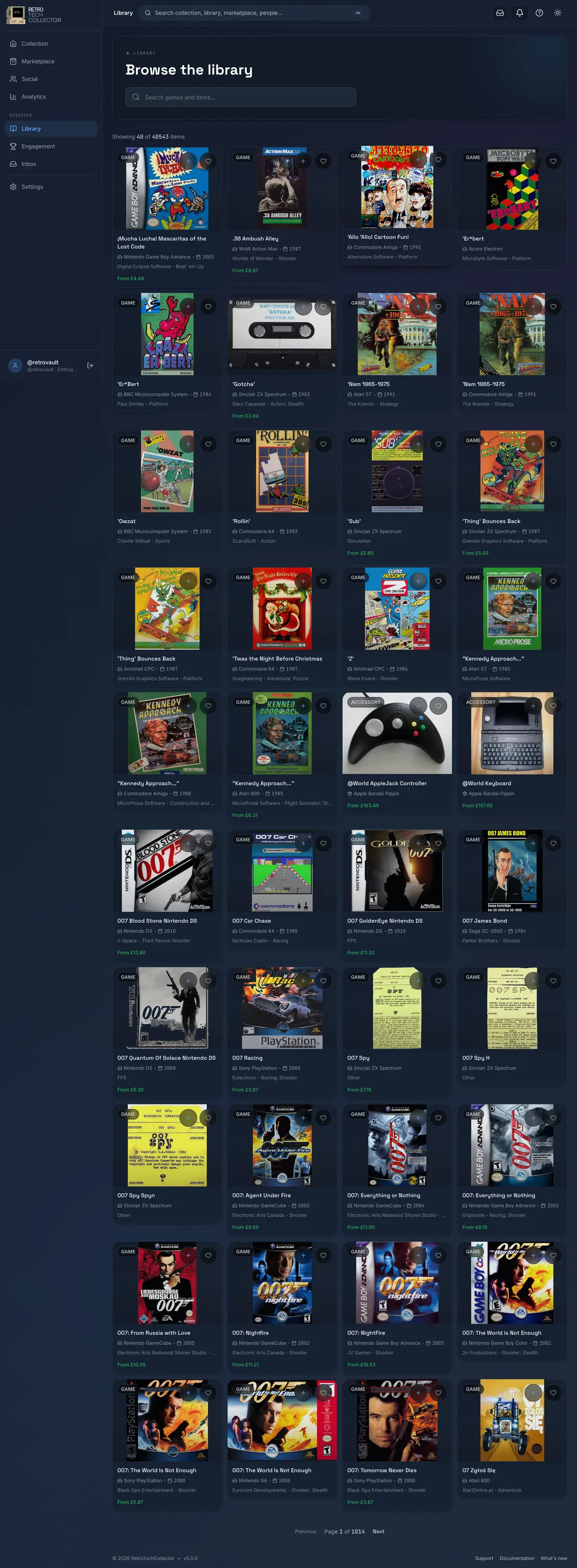 Games archive